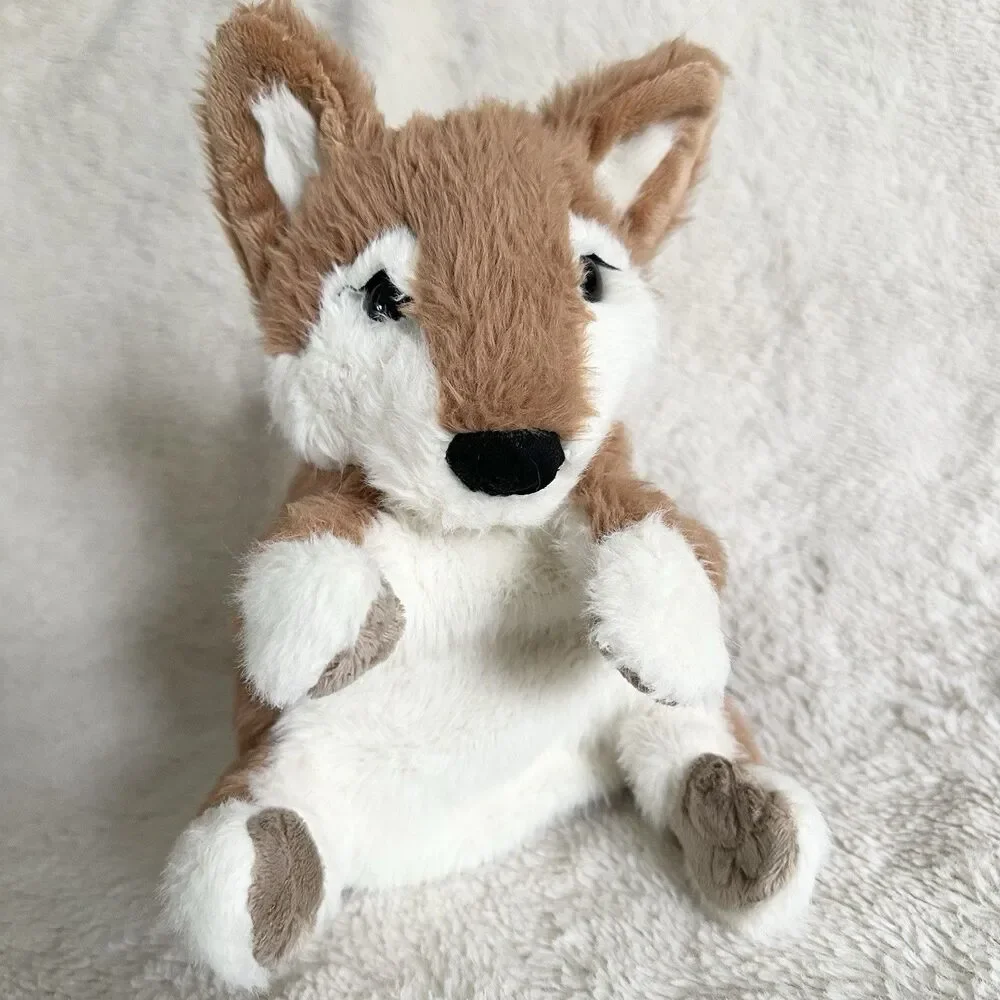 Folkmanis Shiba Inu Puppy Dog Hand Puppet Plush 10” Stuffed Animal Toy