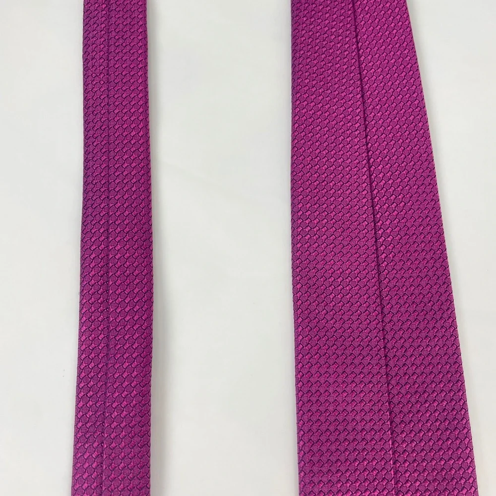 Robert Talbott Best of Class Necktie Magenta Purple Woven Silk Tie Formal Bright