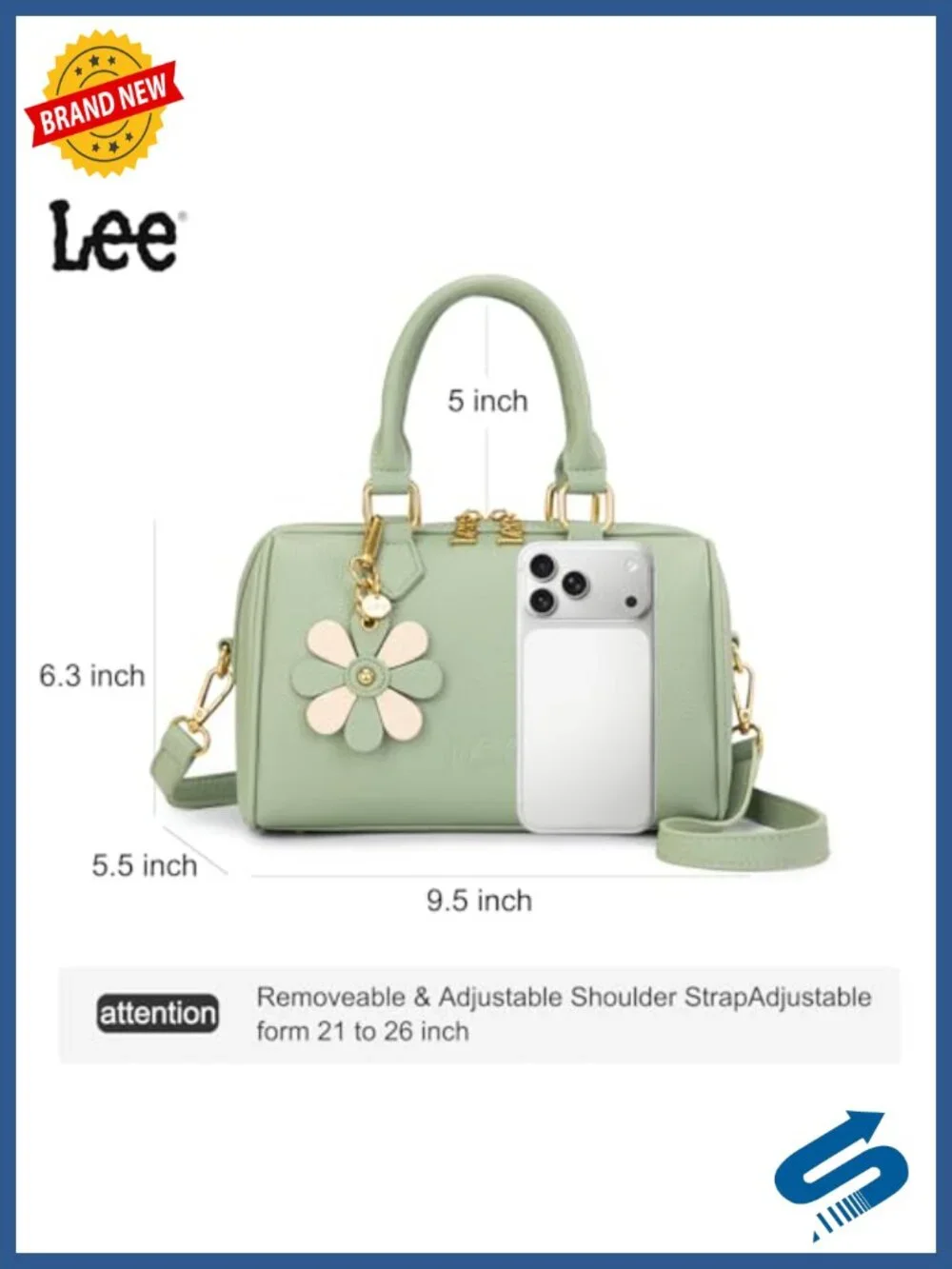 Women's Satchel Purse Faux Leather Convertible Crossbody Bag Top Handle Handbag