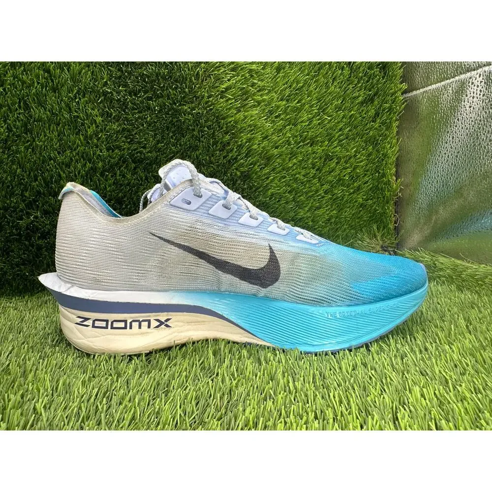 Nike Vaporfly 4 HF6412-114 Athletic Sneaker Womens 8.5 Blue Mesh Gym Road Racing
