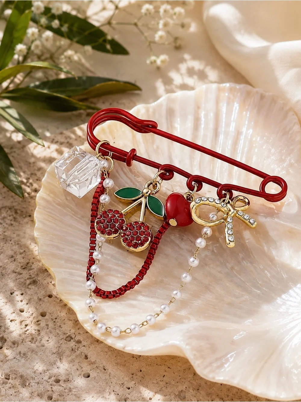 Anthropologie cherry charm