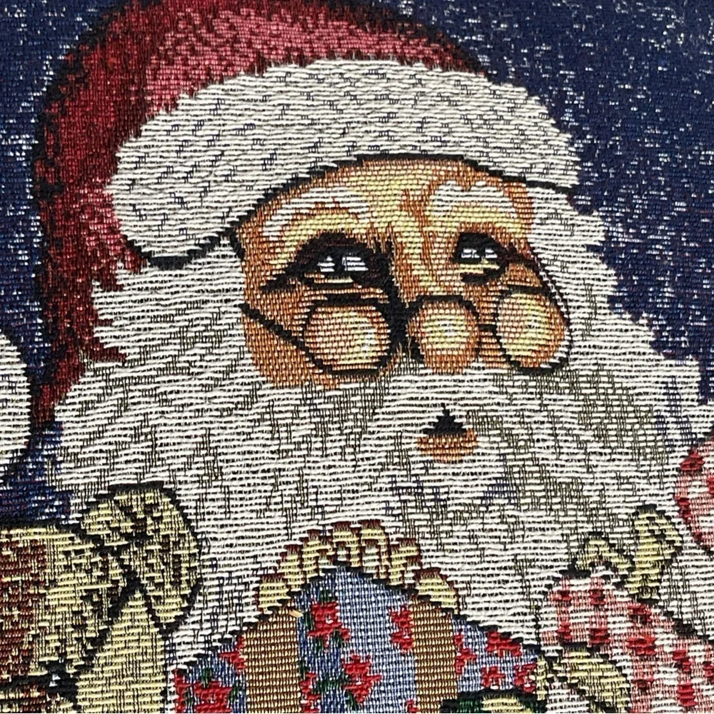 Santa Claus Holiday Throw Pillow