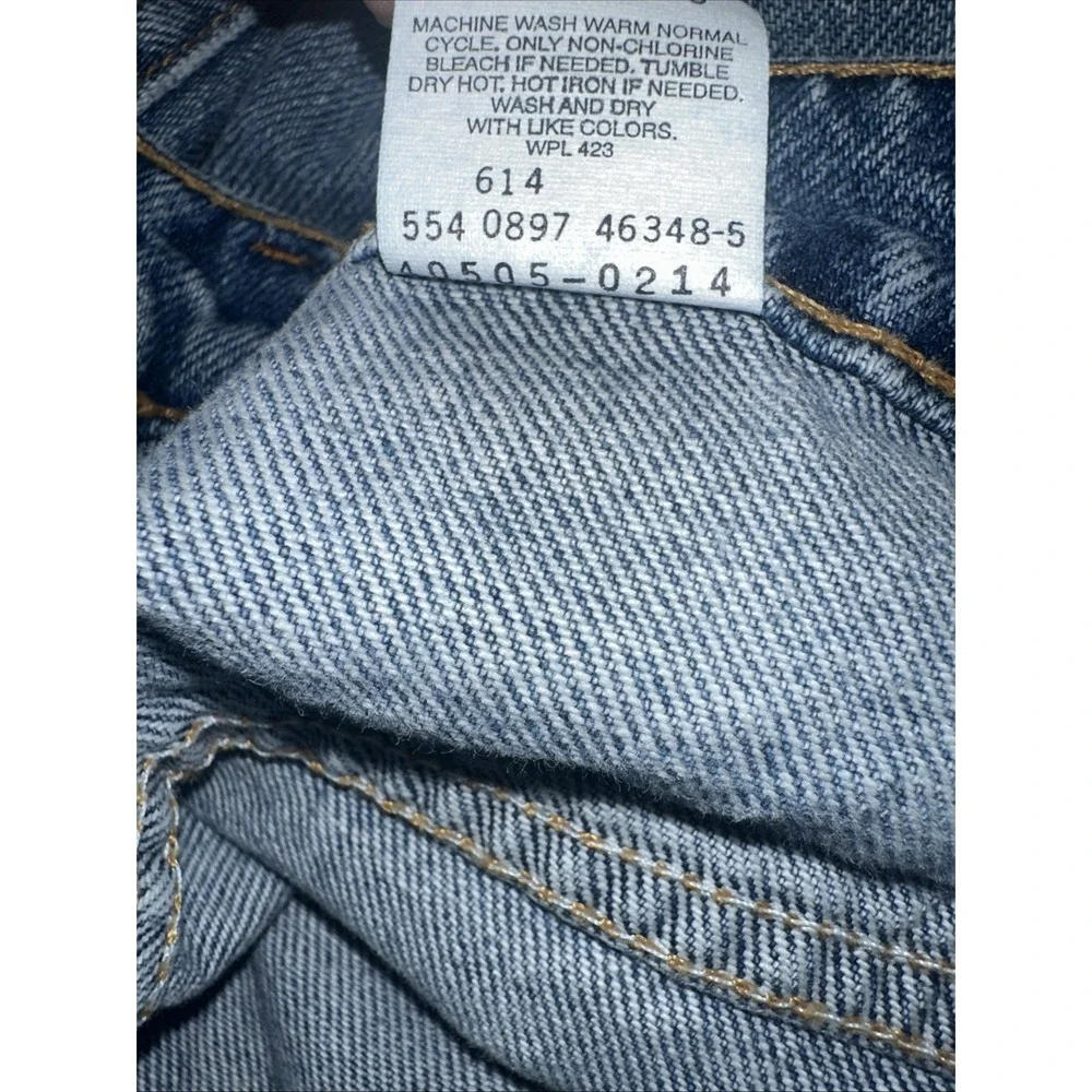 Vintage 90s Levi's 505 (Fits 36x25) Regular Fit Straight Leg Blue Jeans USA 🇺🇸