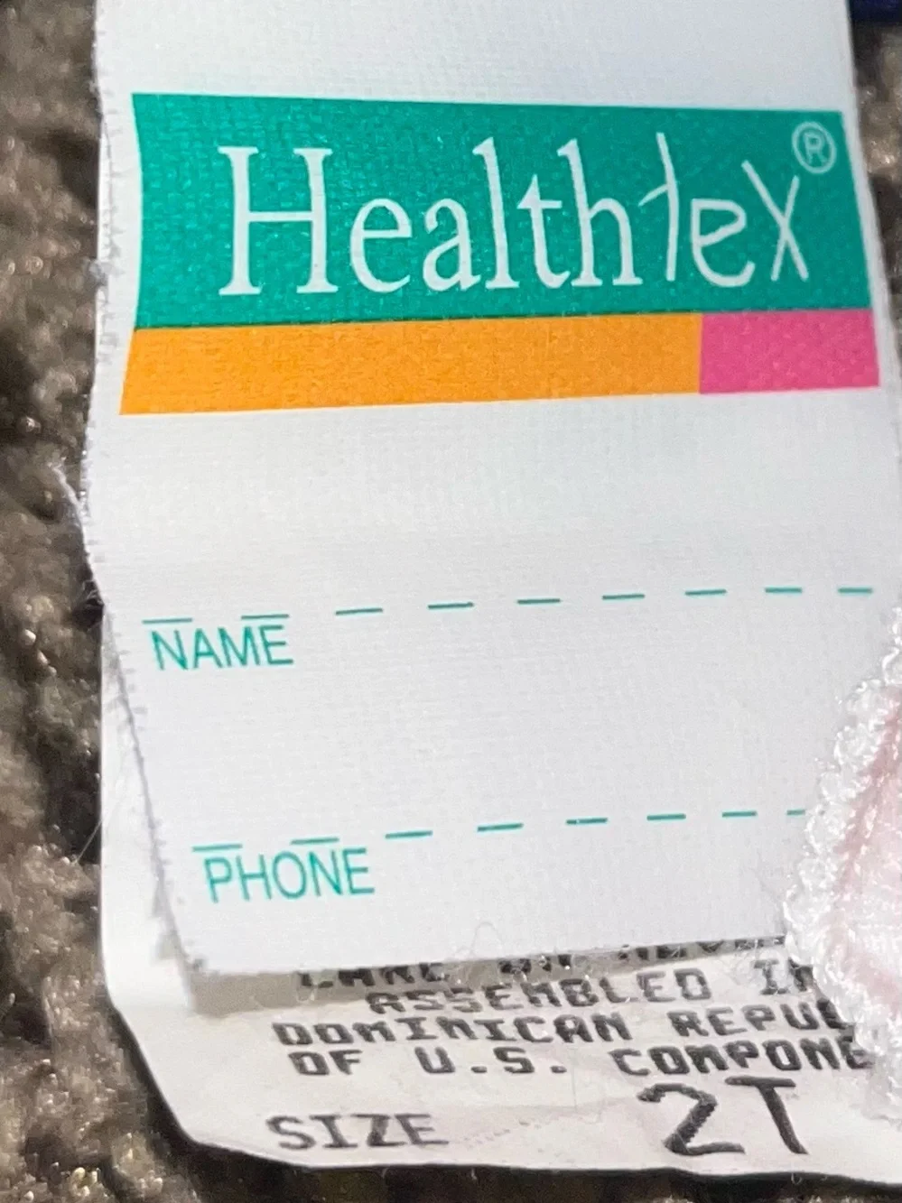 healthtex vintage teddy