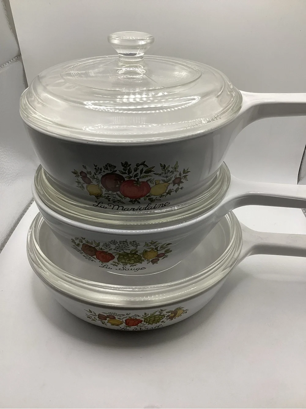 Corningware three piece