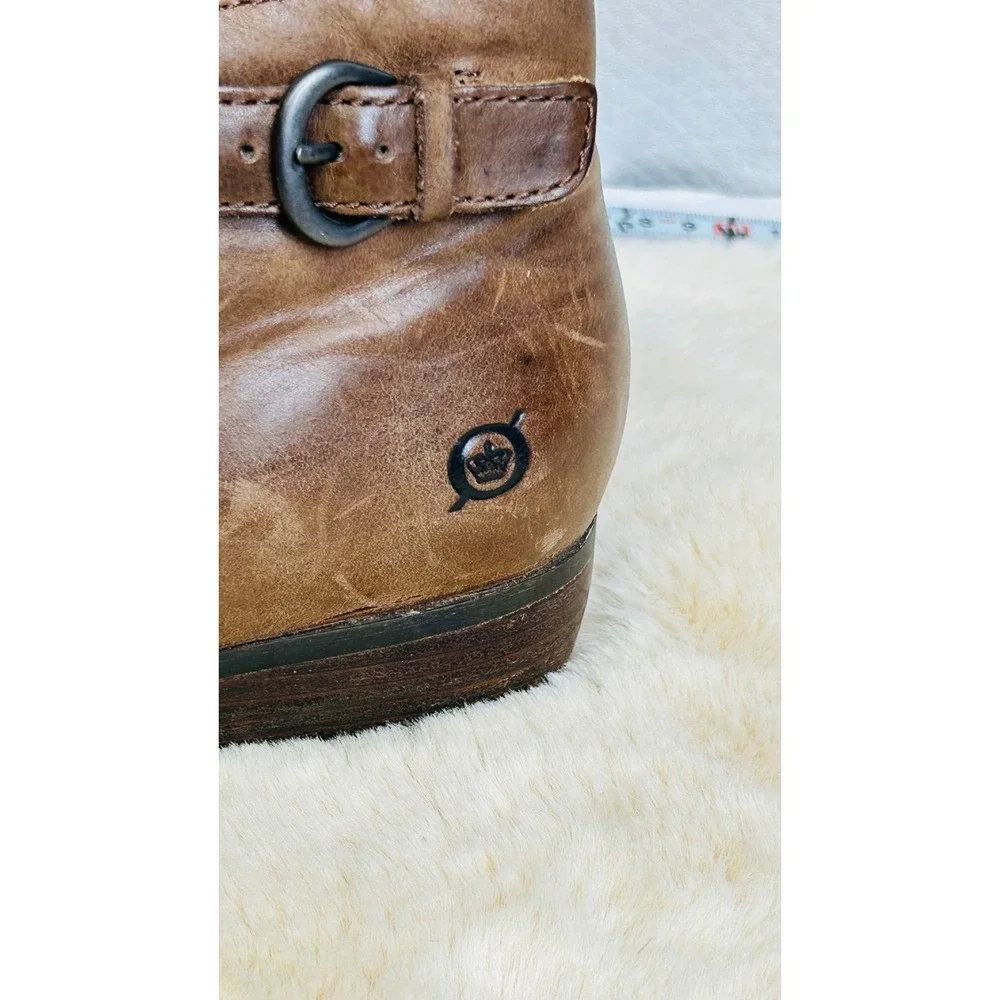 Born leather ankle