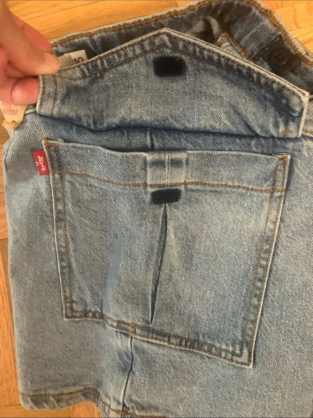 Levis pristine wash unwon