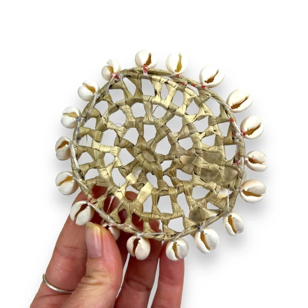 Vintage handmade cowrie