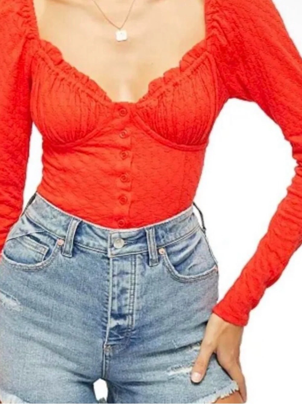 Free People fitted crop