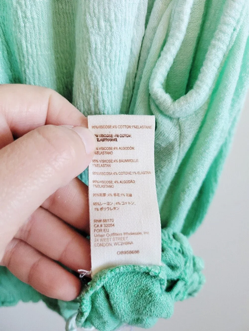 Free People hem dye