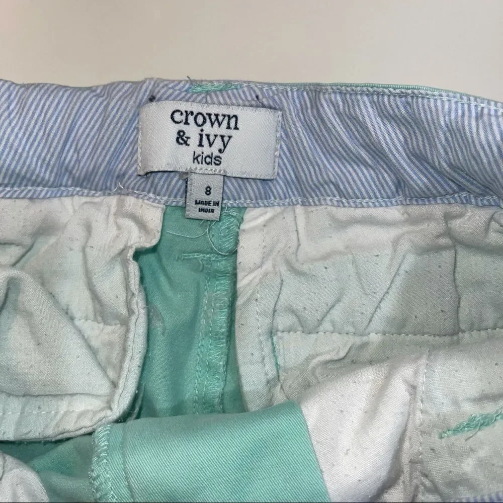4/$25 - Crown‎ & Ivy Mint Green Chino Shorts