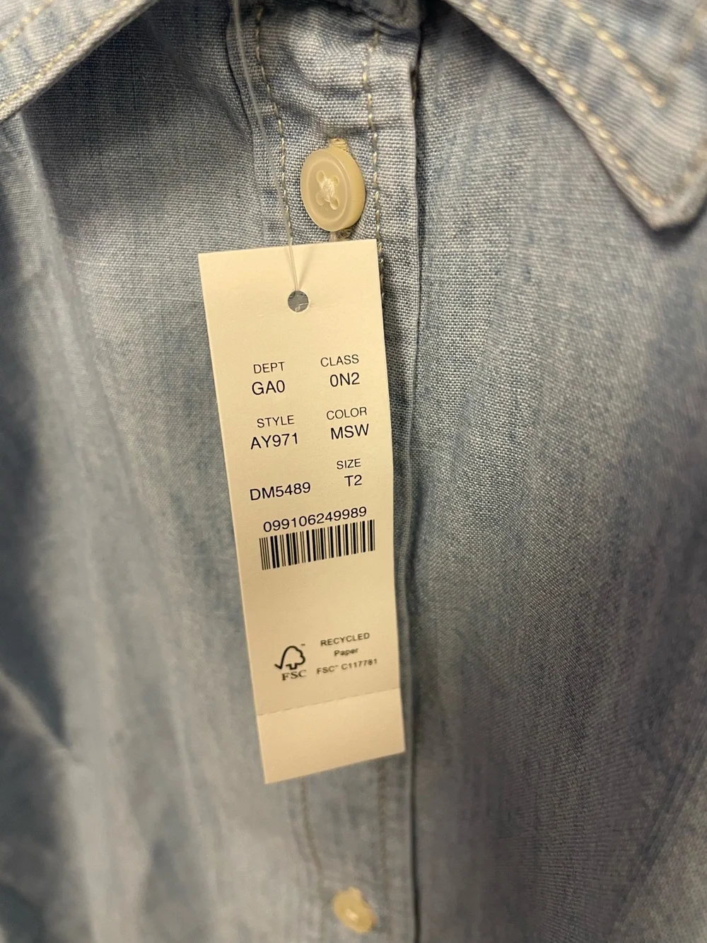J. Crew classic effortless