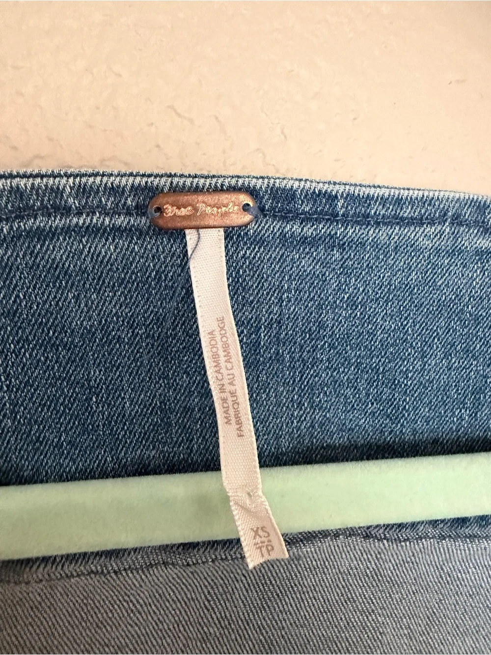 Free People structured denim