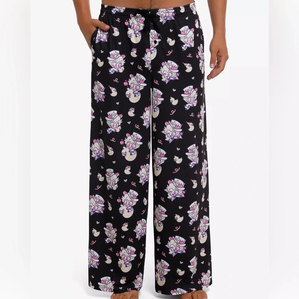 Unisex Hazbin Hotel Chibi Lucifer‎ Rubber Duck Pajama Pants Hot Topic