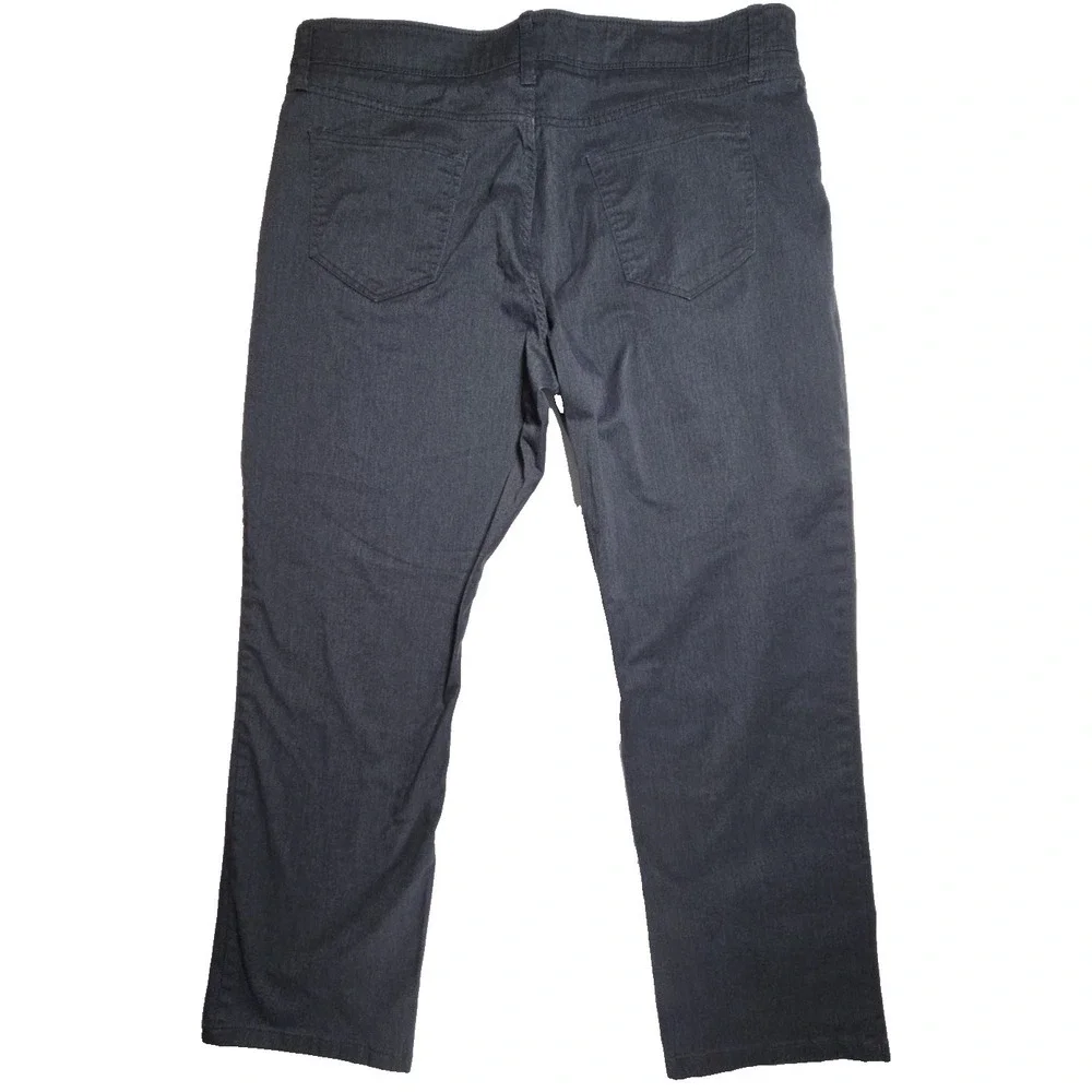 Weatherproof Vintage‎ 5-Pocket Mens Pants 40x30 Gray Straight Fit Stretch Jeans
