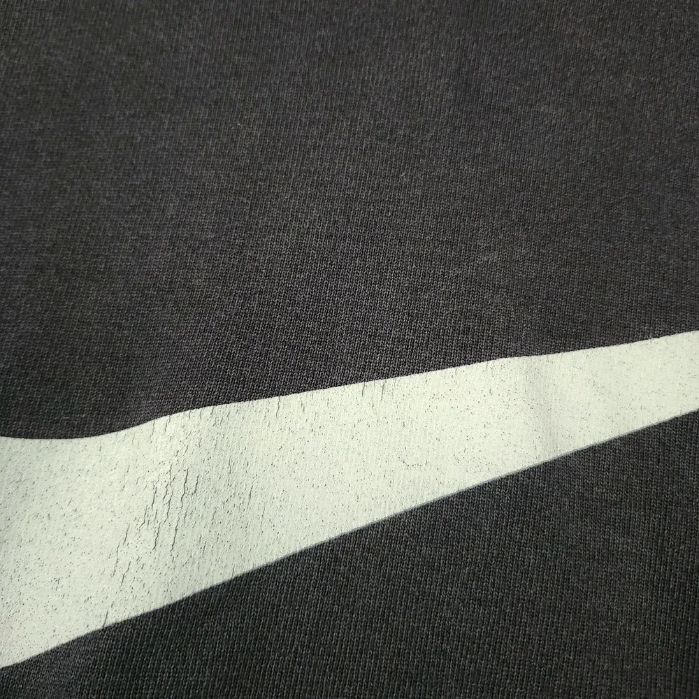 VTG 90s White Tag Nike Hoodie Big Logo Black Size XL