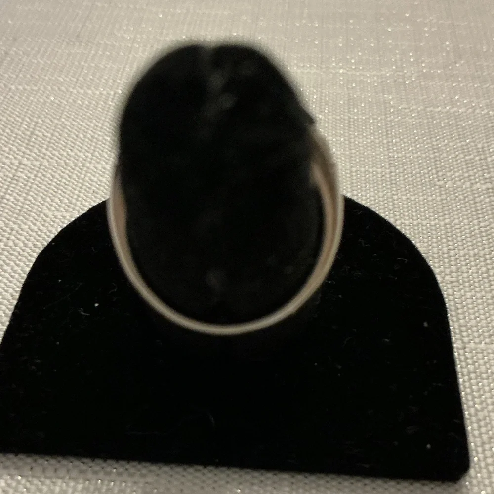 Black Onyx and Marcasite Ring this beautiful