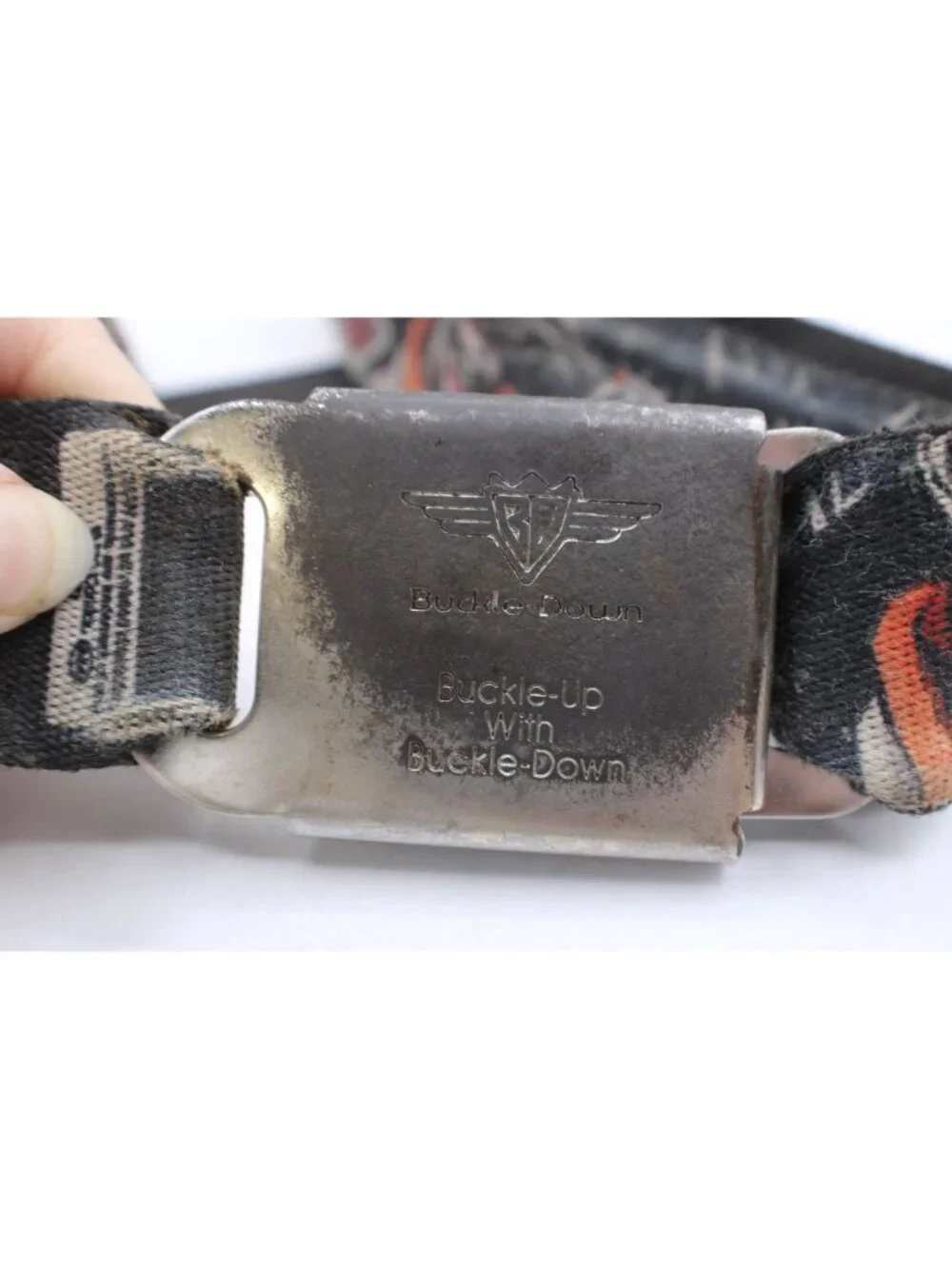 Buckle-Down Joker Seatbelt Belt Adjust DC Comics Twisted Graphic Y2K Retro Pop