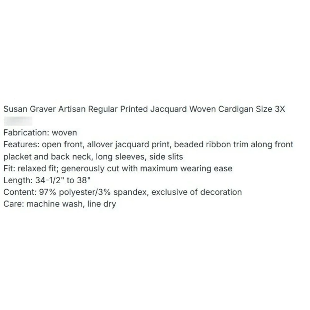 Susan Graver susan graver