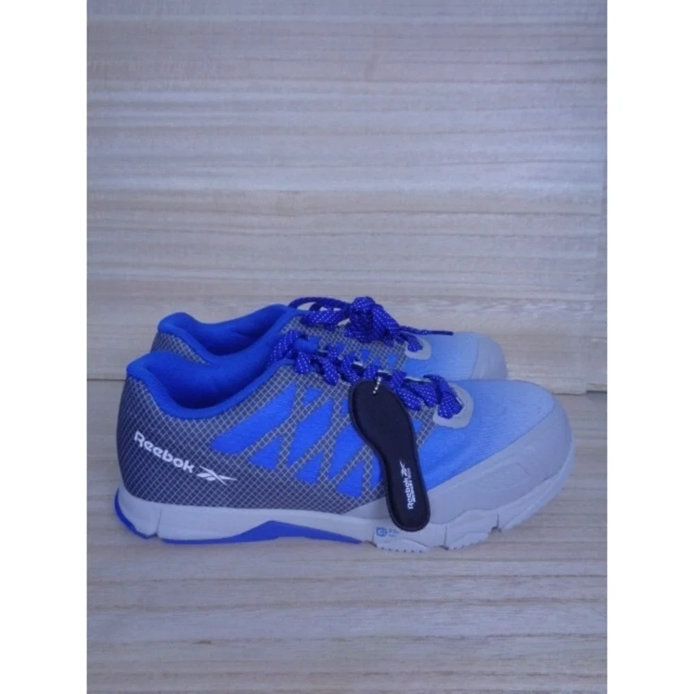 Reebok Work Women's Speed TR RB452 Work Shoe Comp Toe Athletic‎ Grey/Blue Sz 9W