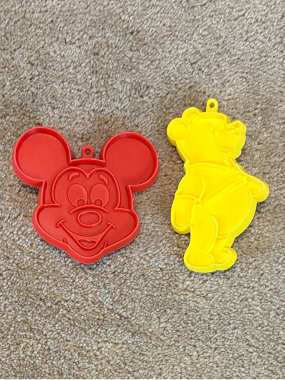 Vintage Walt Disney Mickey Mouse & Winnie the Pooh Cookie Cutters