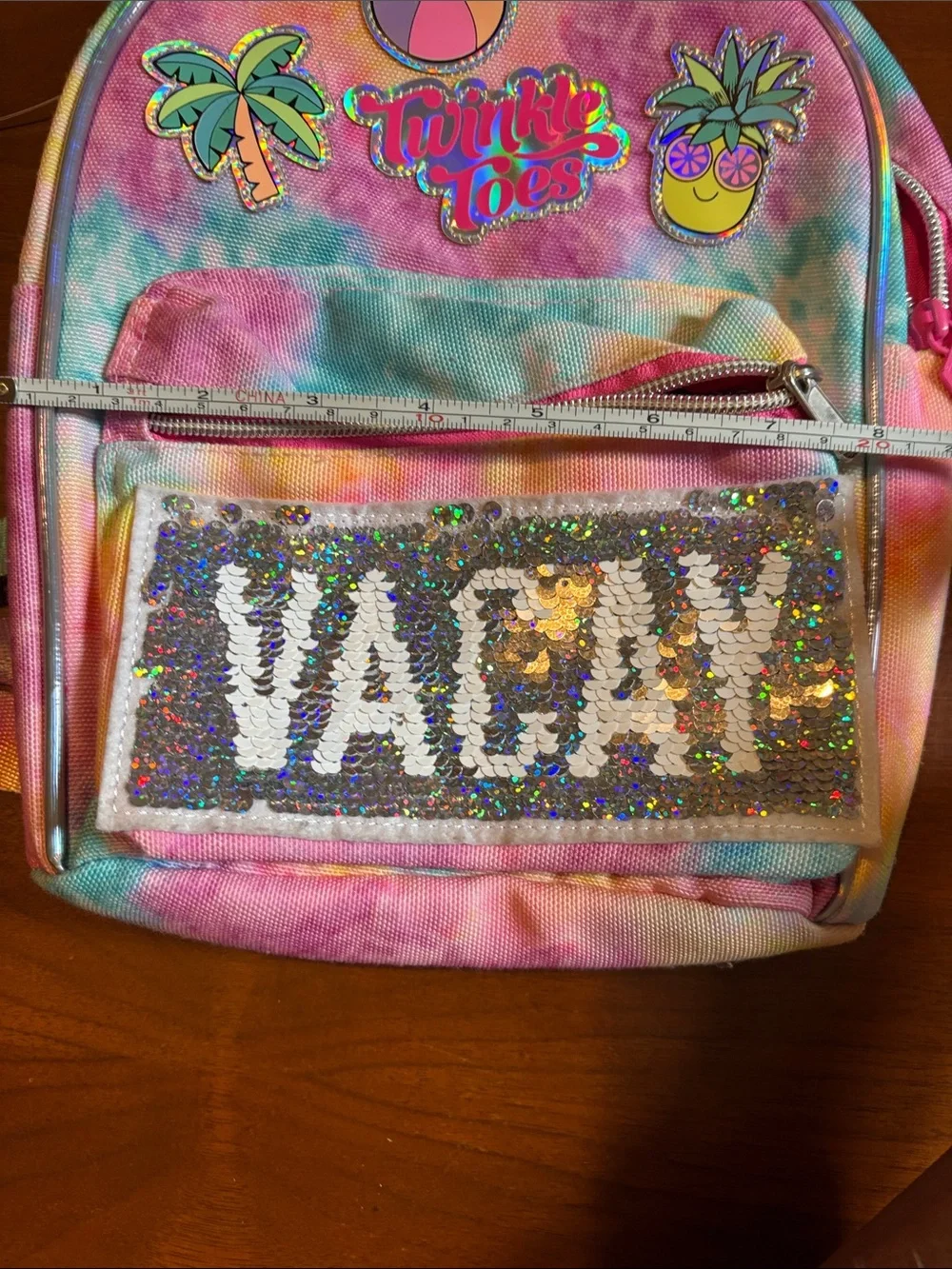 Twinkle toes mini backpack