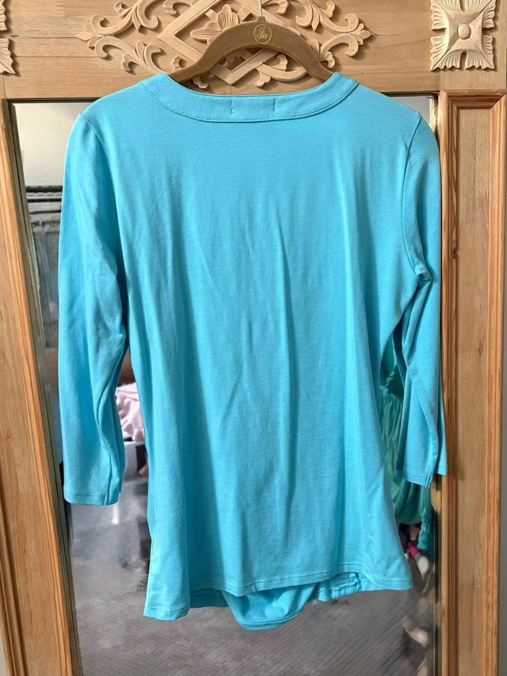 Boston Proper lightweight aqua