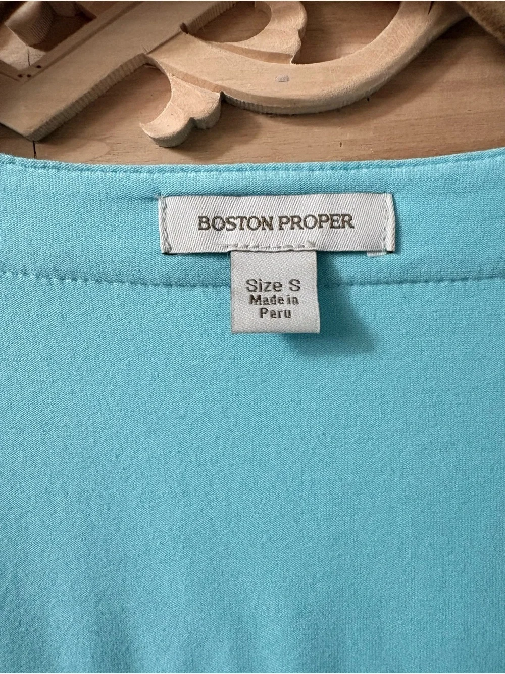 Boston Proper lightweight aqua