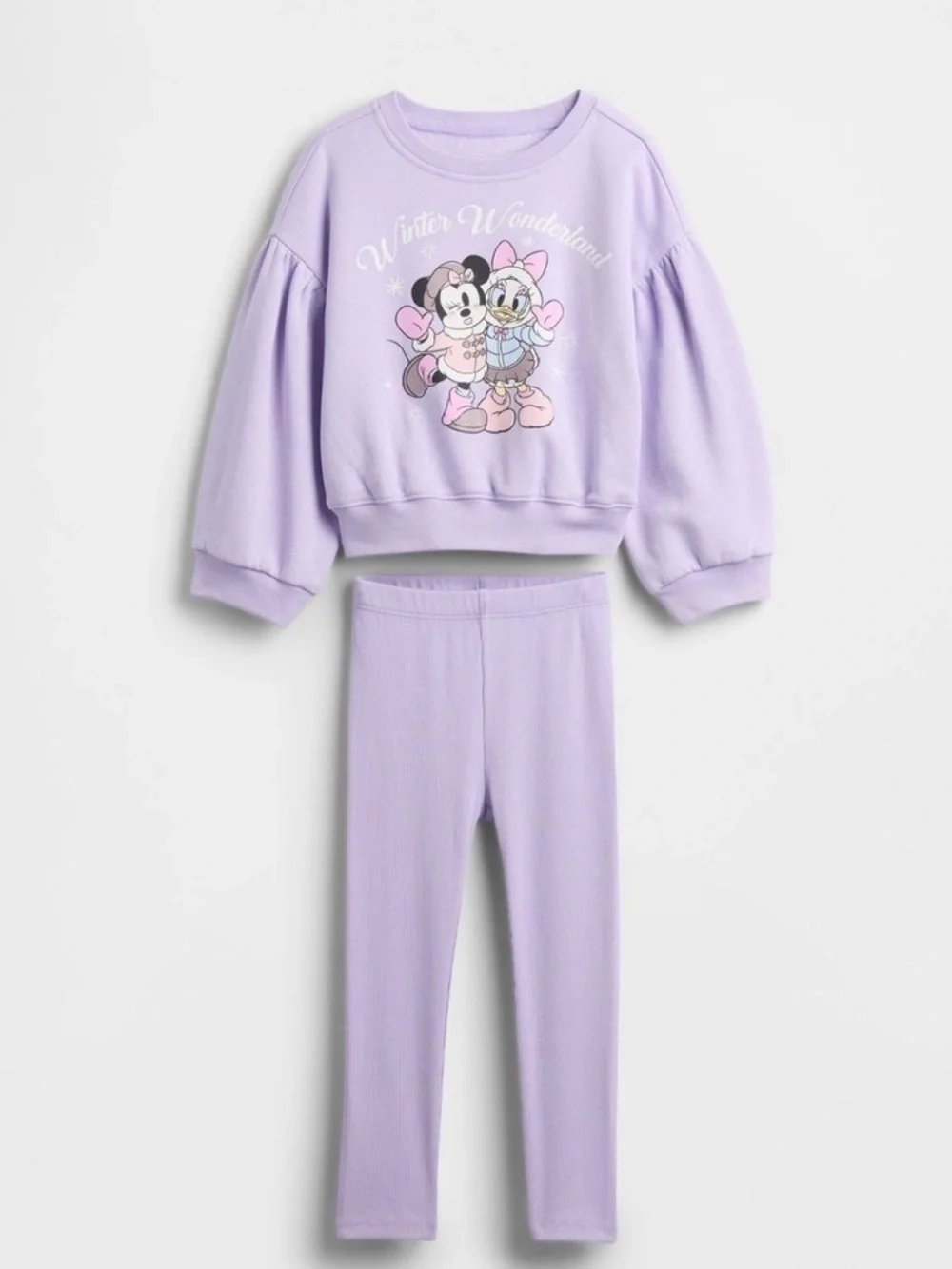 Baby GAP Disney Minnie Mouse & Daisy Duck Sweatshirt Set 12-18M