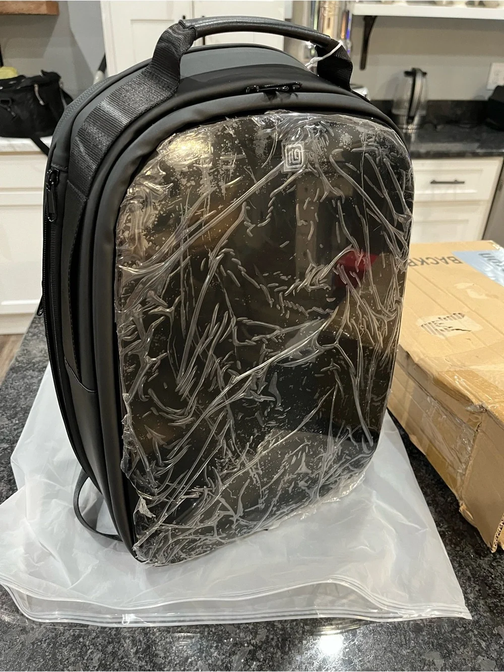 Gelrova LuminaPack X1 Black LED Motorcycle Backpack 16.6”