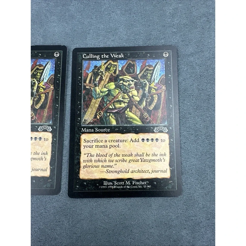 MTG Culling the Weak Exodus 55/143 Lot of 2 Rare English Regular