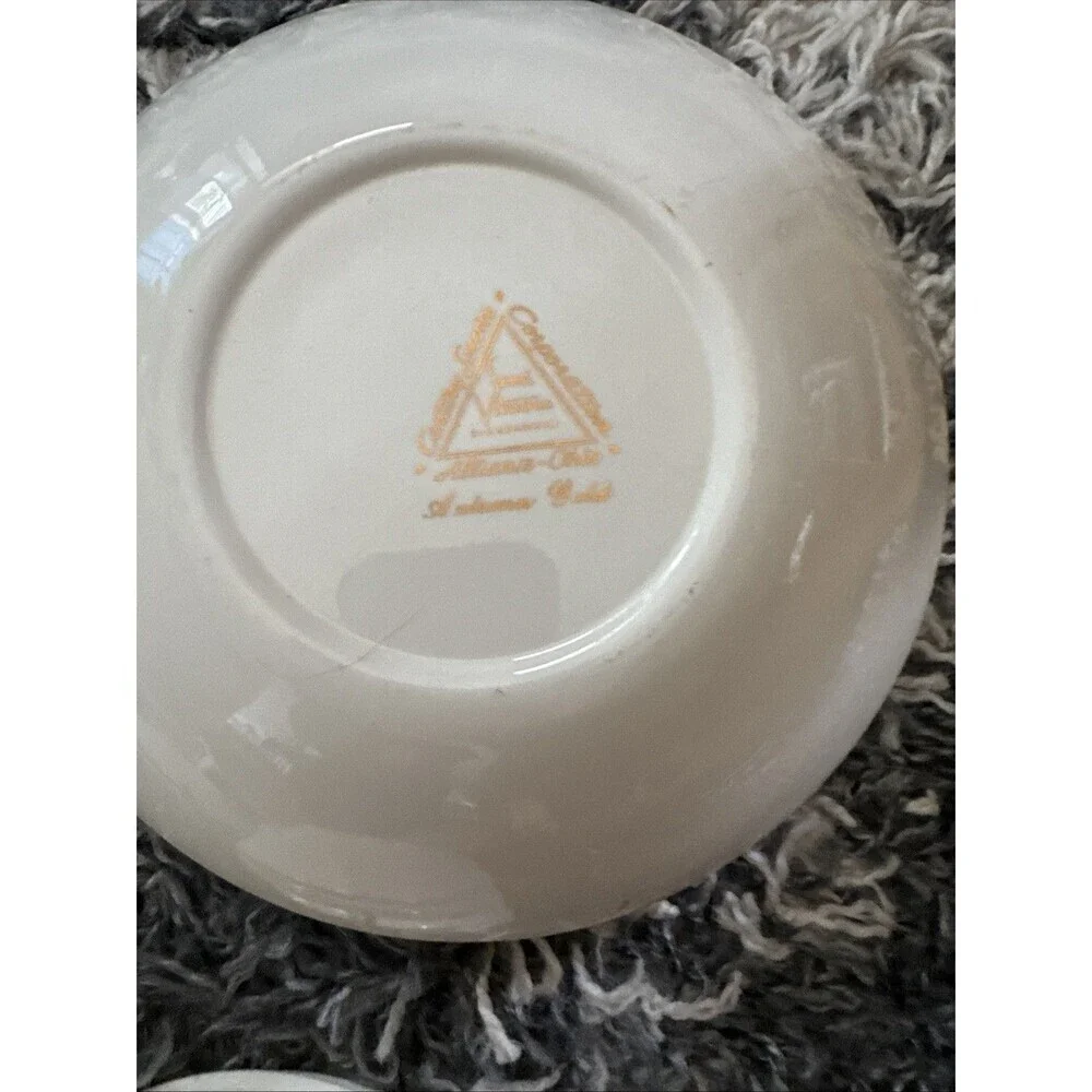 20 Piece Century Service Corp Autumn Gold Dinner Plate Plates and Bowls