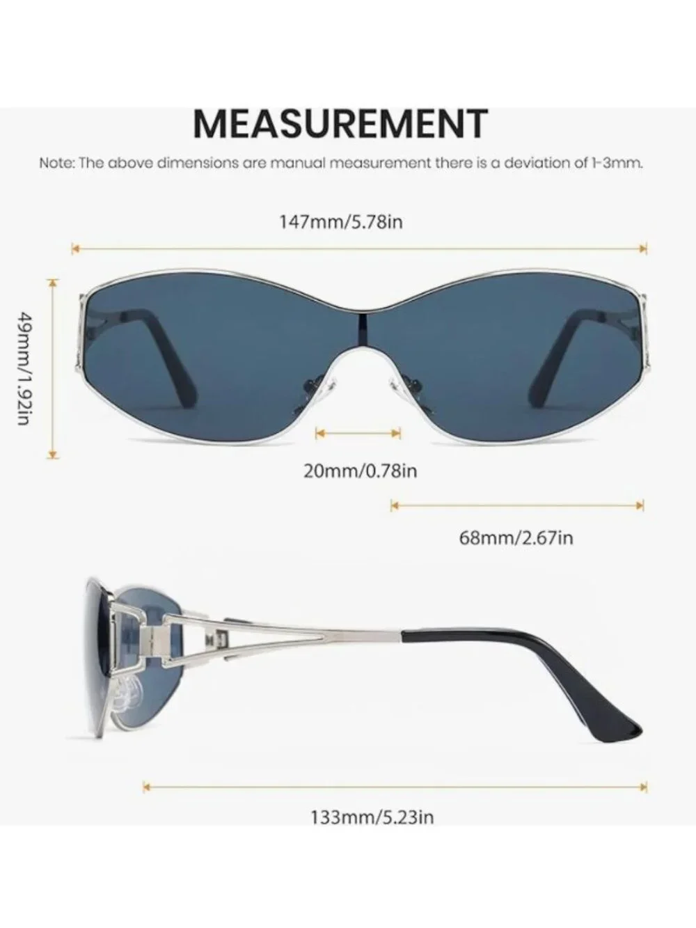 Boutique oversized lenses