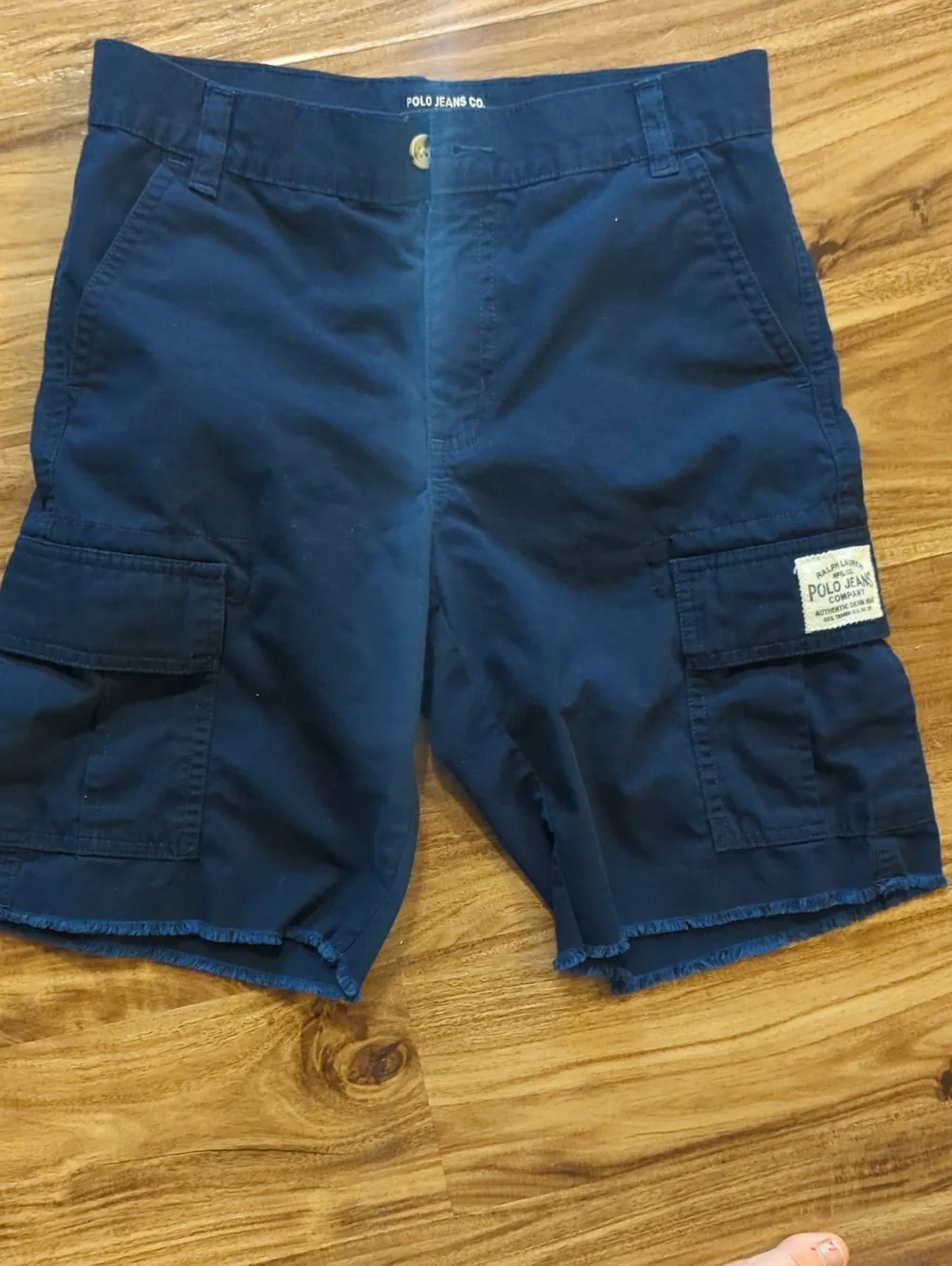 Polo Ralph Lauren Navy Cargo Shorts 10