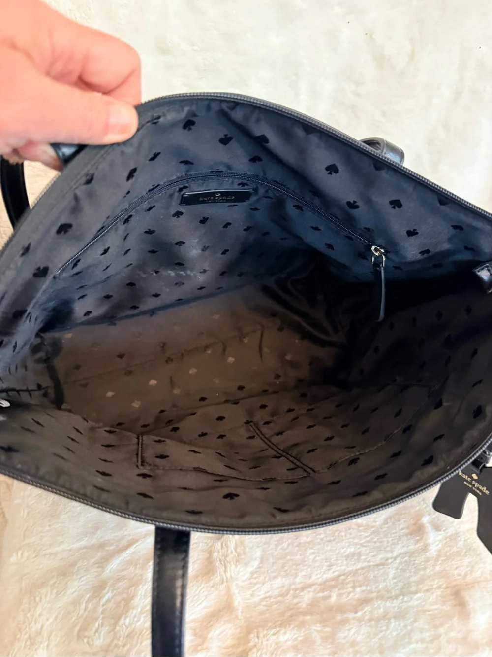 kate spade sleek black