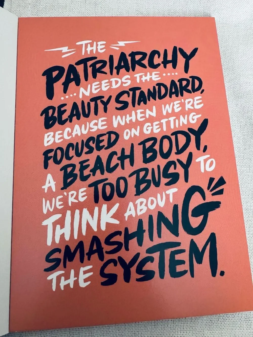 Feminist Postcard Art “Patriarchy”