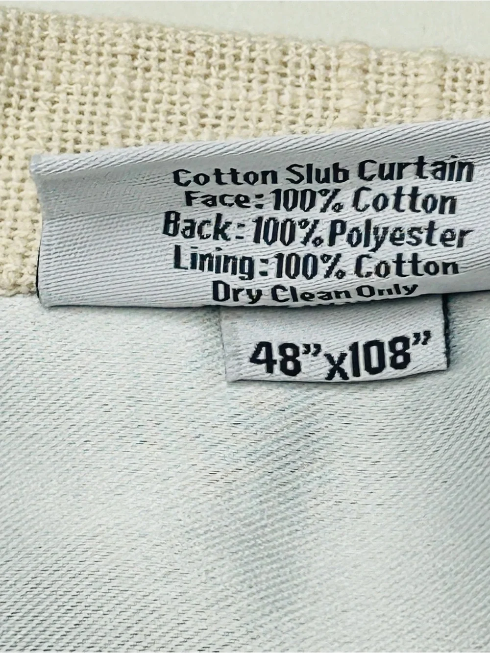 Quince includes 48x108