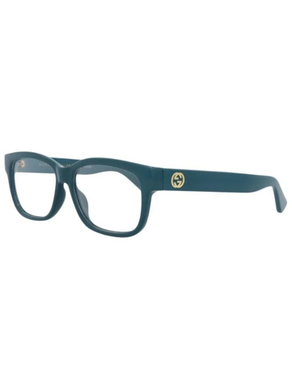 New Gucci Womens Square/Rectangle Blue Blue Transparent Fashion Designer Eyeglas
