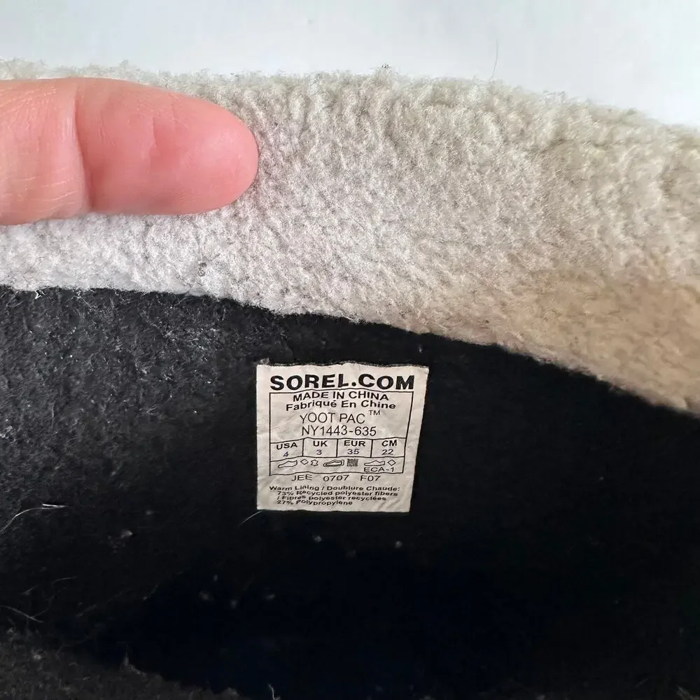 Sorel Yoot Pac Floral Pastel Winter Snow Boots - Size 4