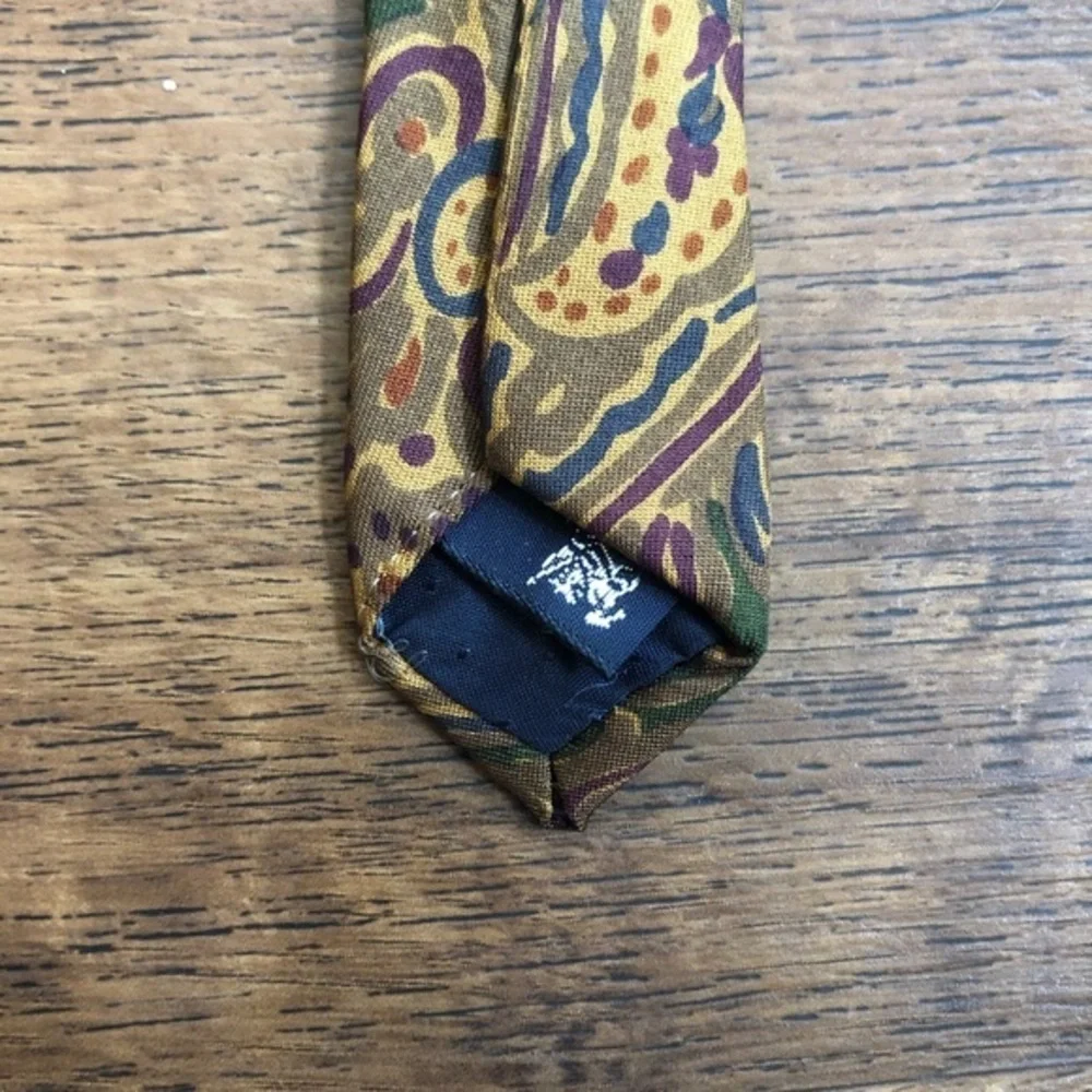 Burberry Green Floral Tie