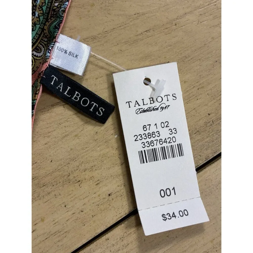 Talbots 100% silk