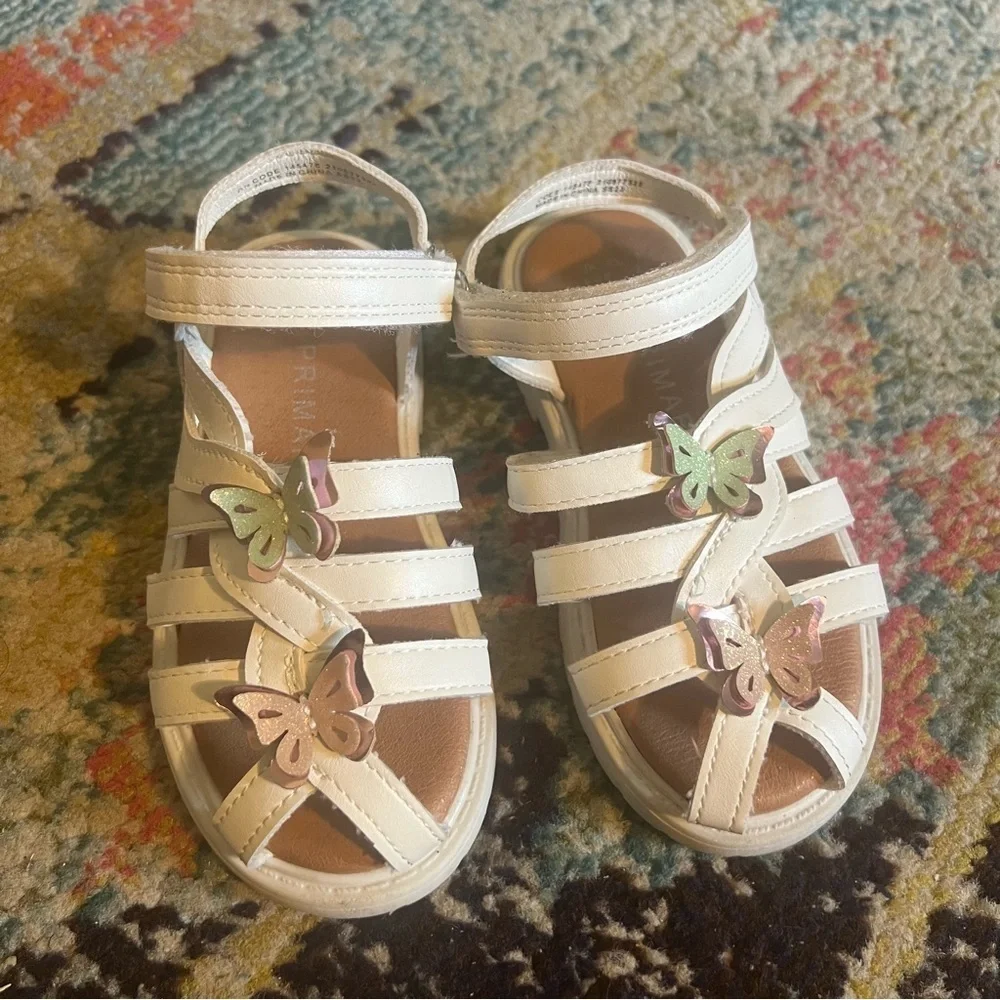 Primark fisherman Sandals with butterfly little kids US 10