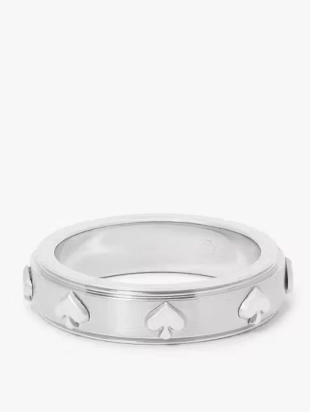 SPOT THE SPADE SILVER RING