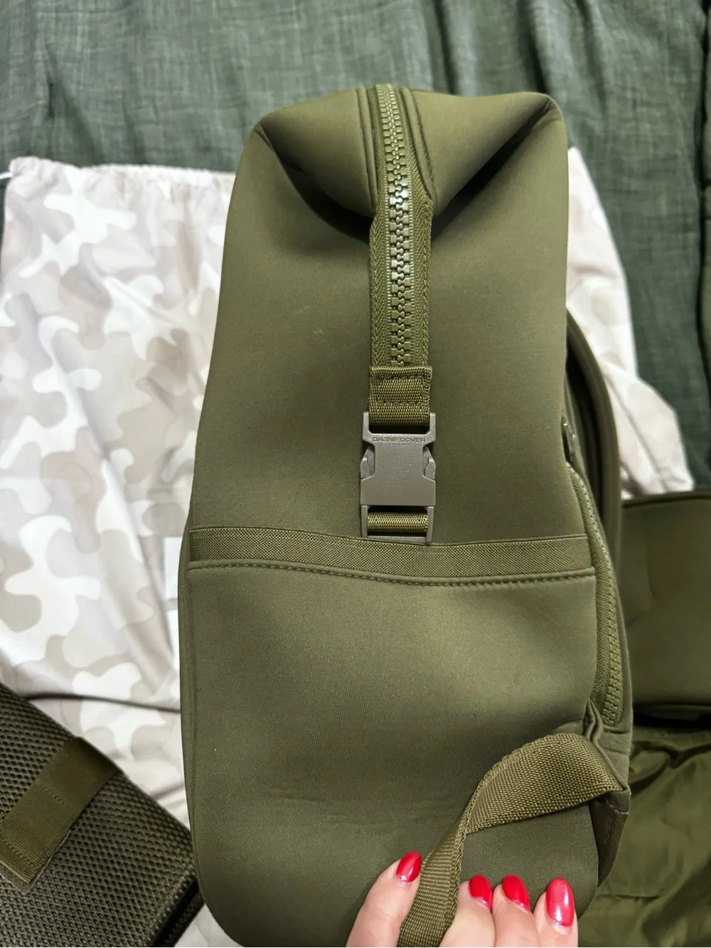 Dagne Dover structured olive