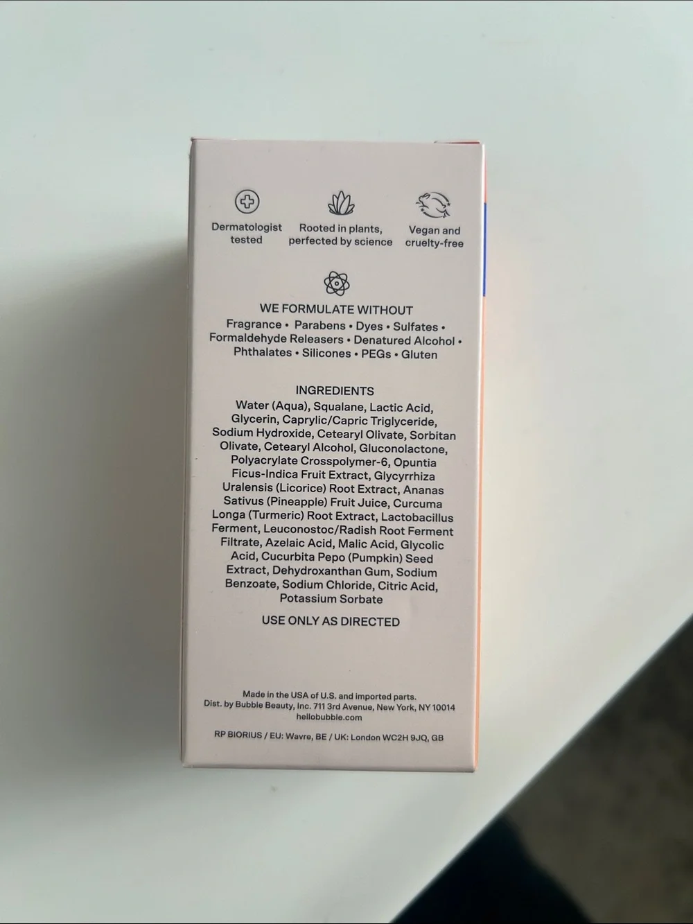Bubble unopened