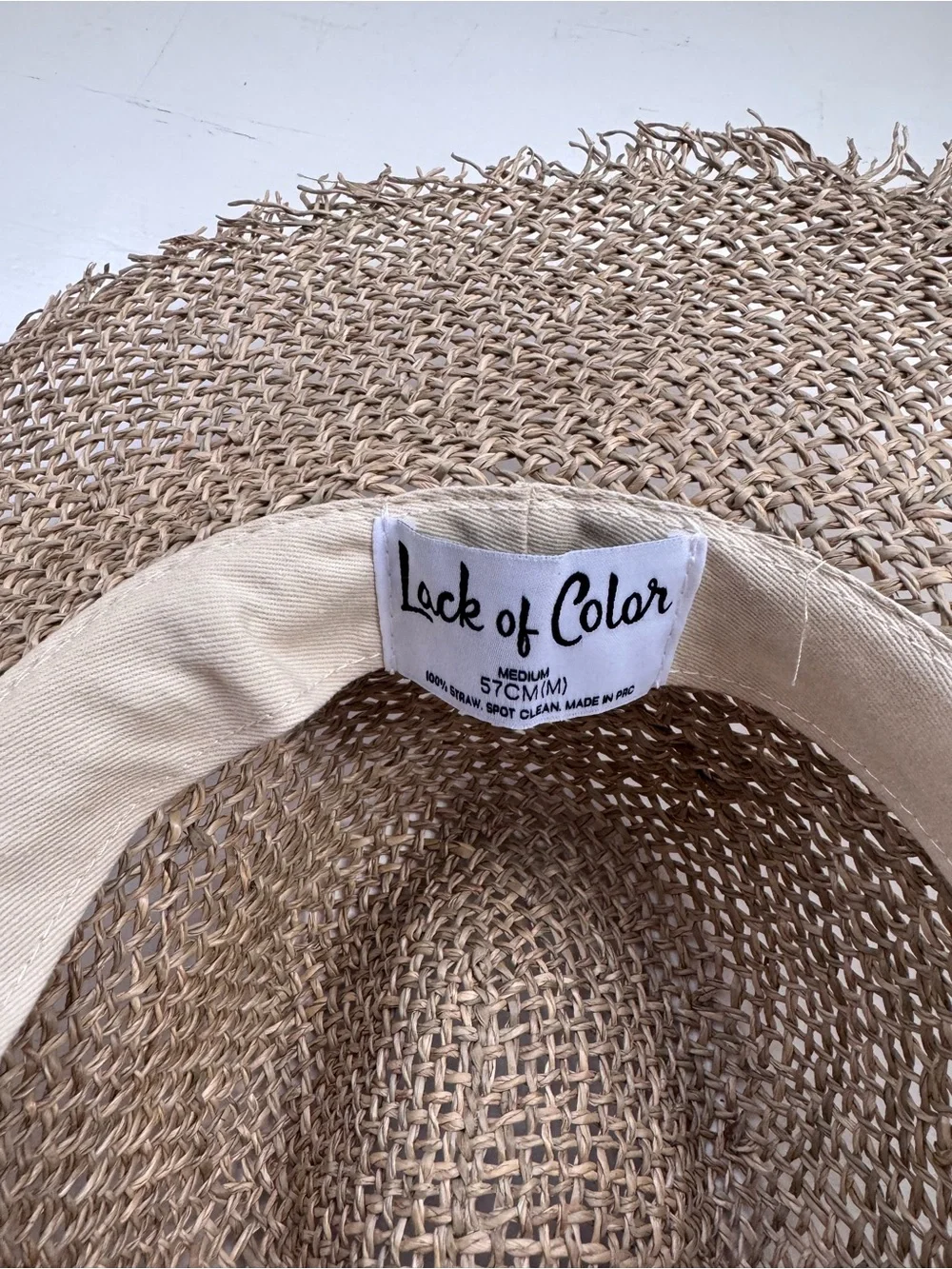 Lack Of Color relaxed 	•	size