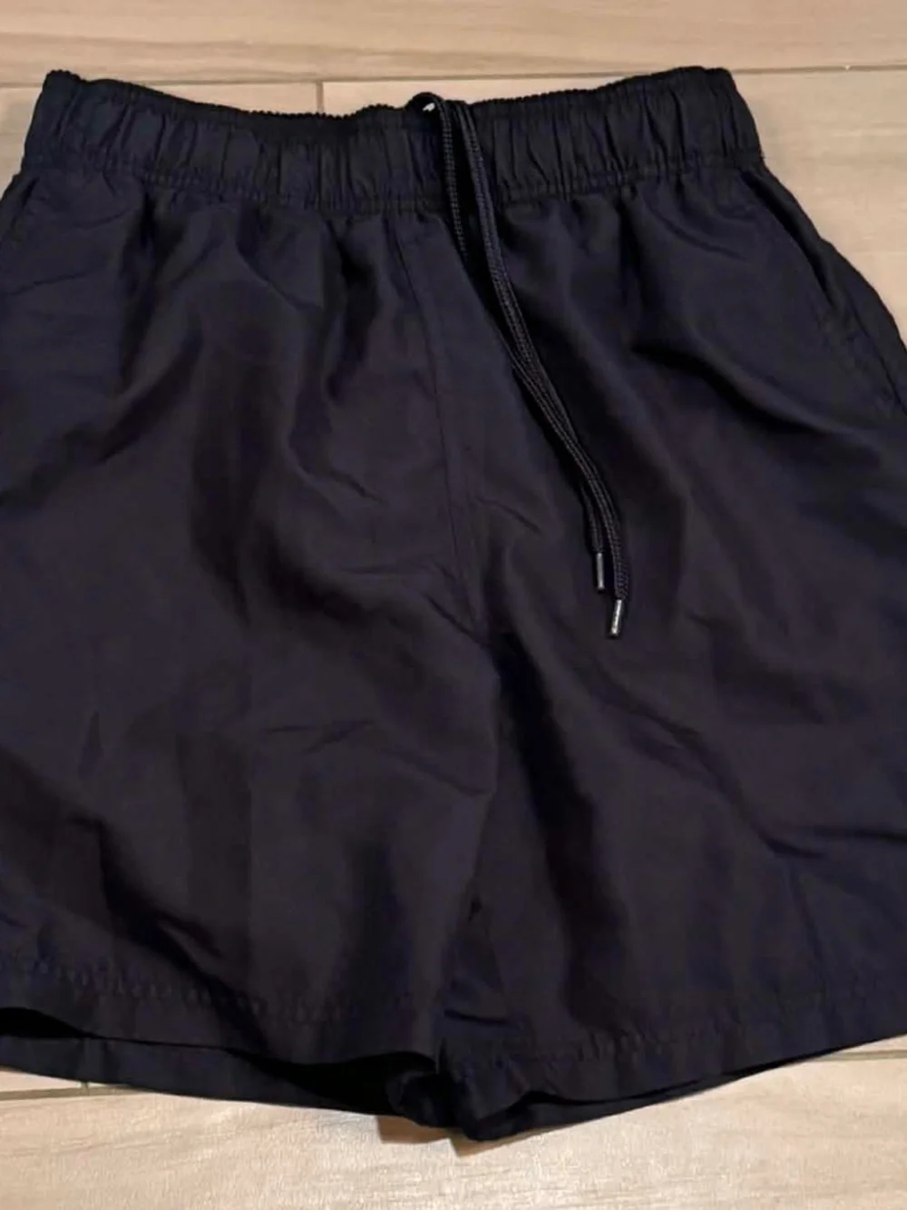 Faded Glory swim trunks Navy Drawstring Shorts SMALL 28-30
