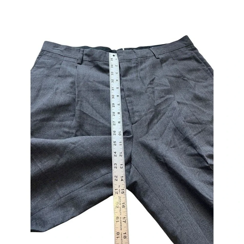 Vintage Banana Republic Pants Mens SZ 36 Smithfield Wool Pleated Cuffed Trousers