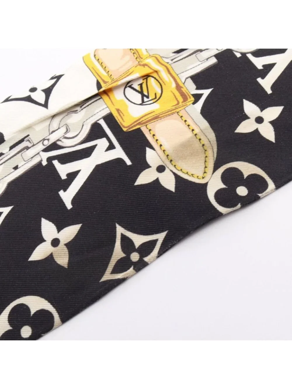 Louis Vuitton Scarf Bandeau Monogram Confidential Silk