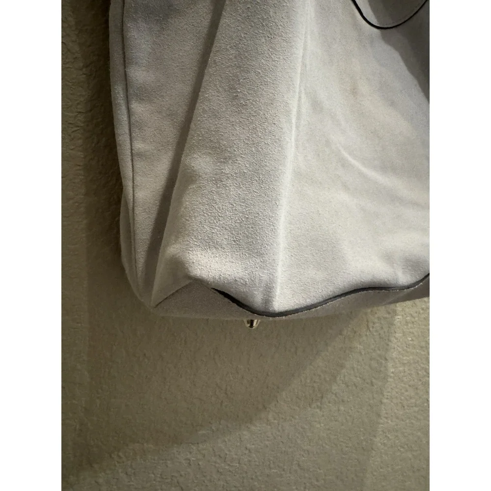 Anna Paola Cream Suede‎ Hobo Bag Luce